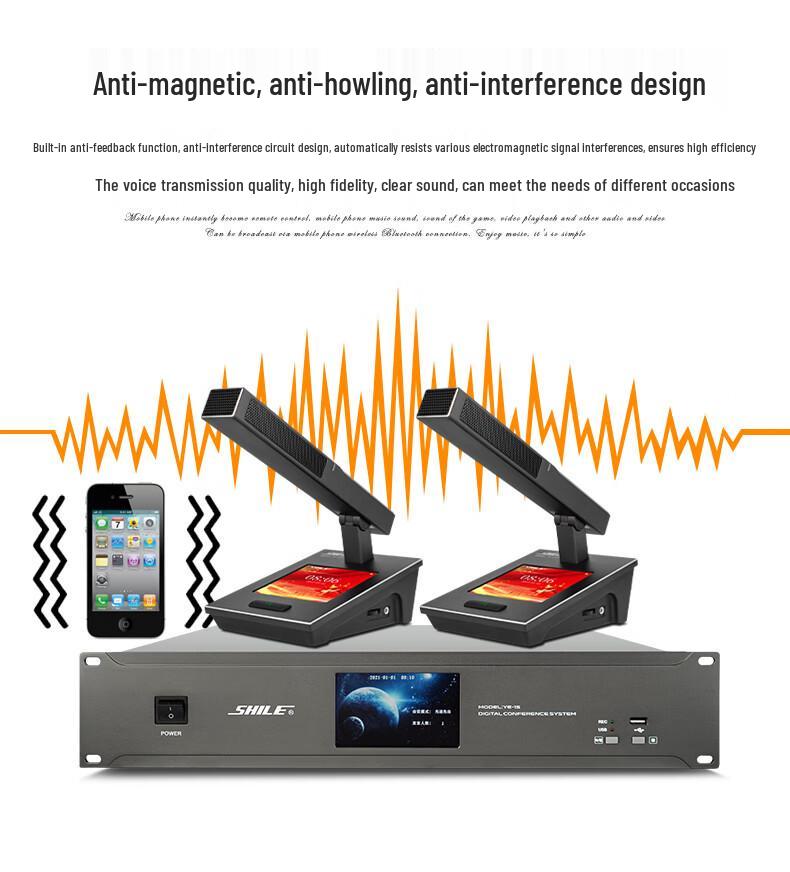 SHILE Wired Digital Conference Microphone with Video Tracking