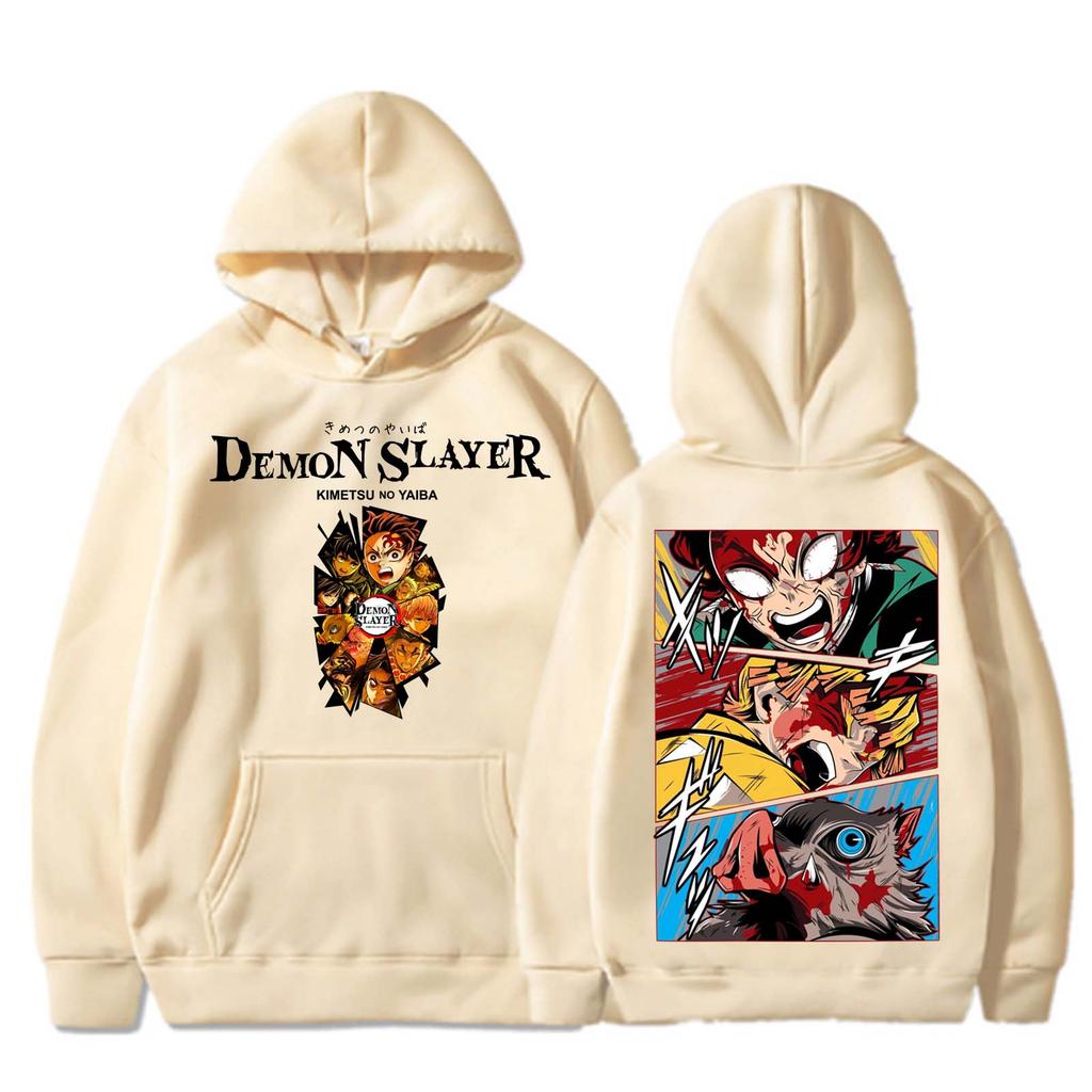 Anime Demon Slayer Infinity Castle Hoodie Harajuku Pullover Tops Man Woman Sweatshirt Fans Gift