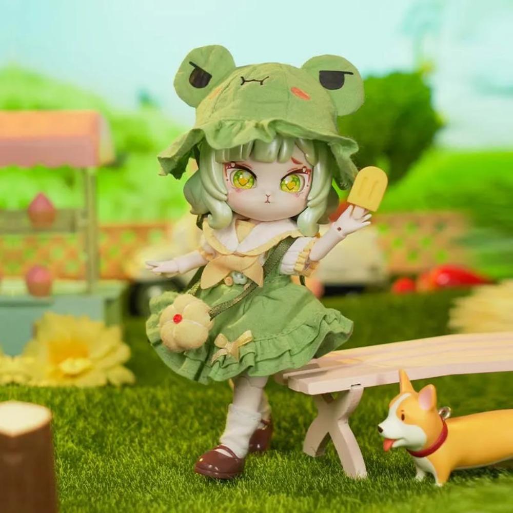 Come4free Half Seen Spring Preface Valentine's Day Baby Clothes Ob11 Doll 1/12 Bjd Bonnie Skirt Clothes (only Clothes)