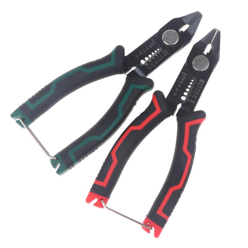 Multi-Functional Wire Stripper Pliers 6.5 Inch Wire Strippers Cable Cutter Tool Crimping Pliers Wire Electrician Hand Tools
