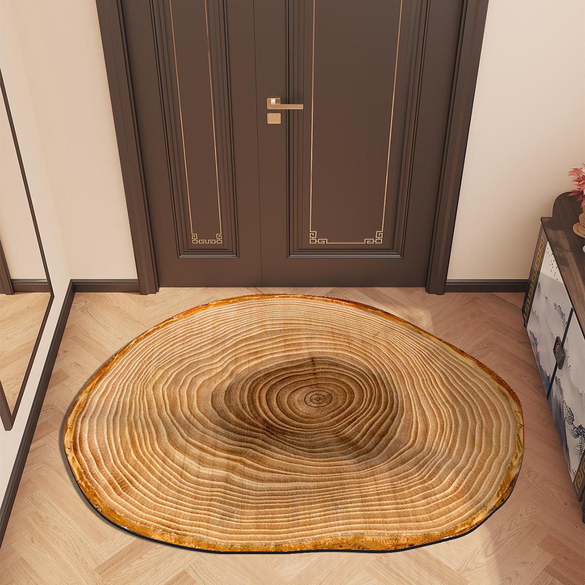 

Деревянный приветственный придверный коврик для входа, уличный коврик для передней двери, комнатные коврики, коврик для пола в прихожую, коврик для ног для ванной, моющийся 40x60cm