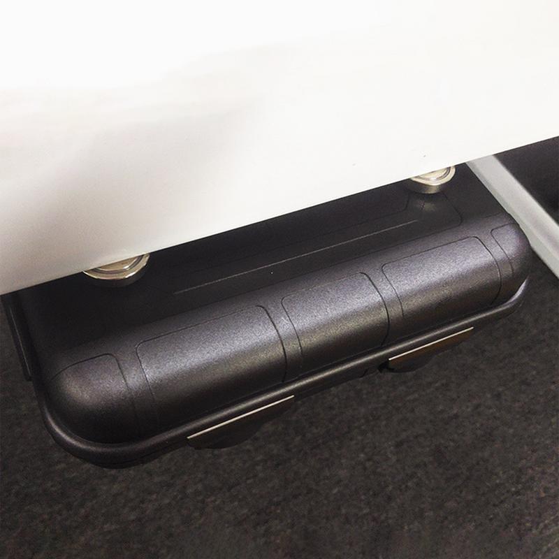 Magnetic Key Holders Under Car Hide Key Magnetic Box for Storage Key Indoors Outdoors Waterproof Hider Key On The Bottom of Car