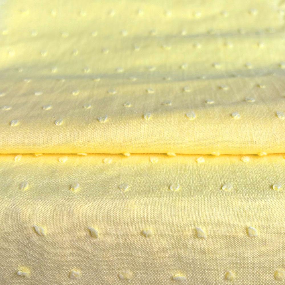 145x50cm Thin Transparent Solid Color Cut Flower Dot Jacquard Embroidery Cotton Sewing Fabric Making Doll Clothes Girl's Costume