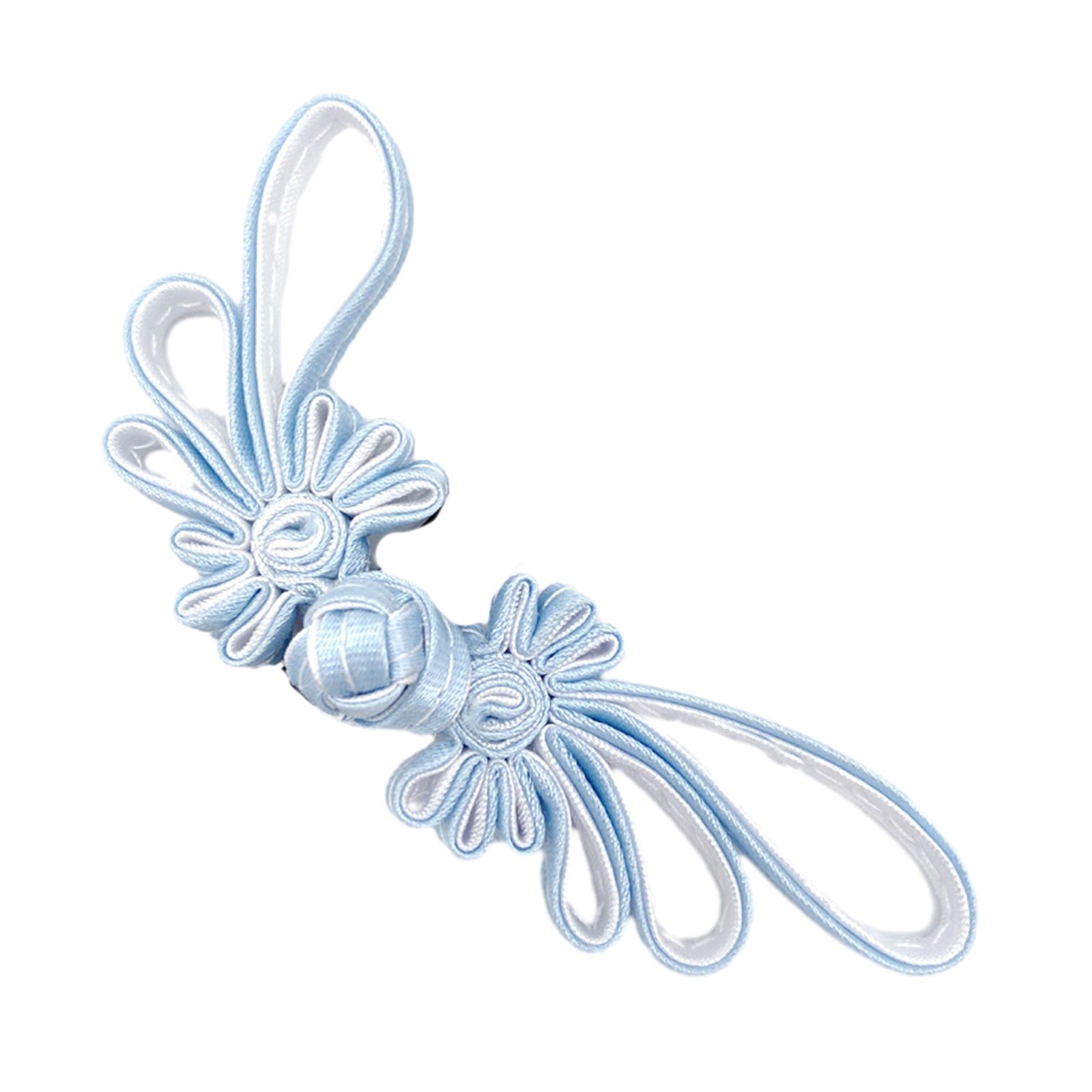 

Flower Shape Chinese Cheongsam Knot Button Closure Ribbon Fastener Costume Tang Shirt Suit DIY Sewing Craft Accessories 2