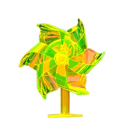 Windmills Model Car Decoration LED Center Console Decoration for Cars Motorcycles Colorful