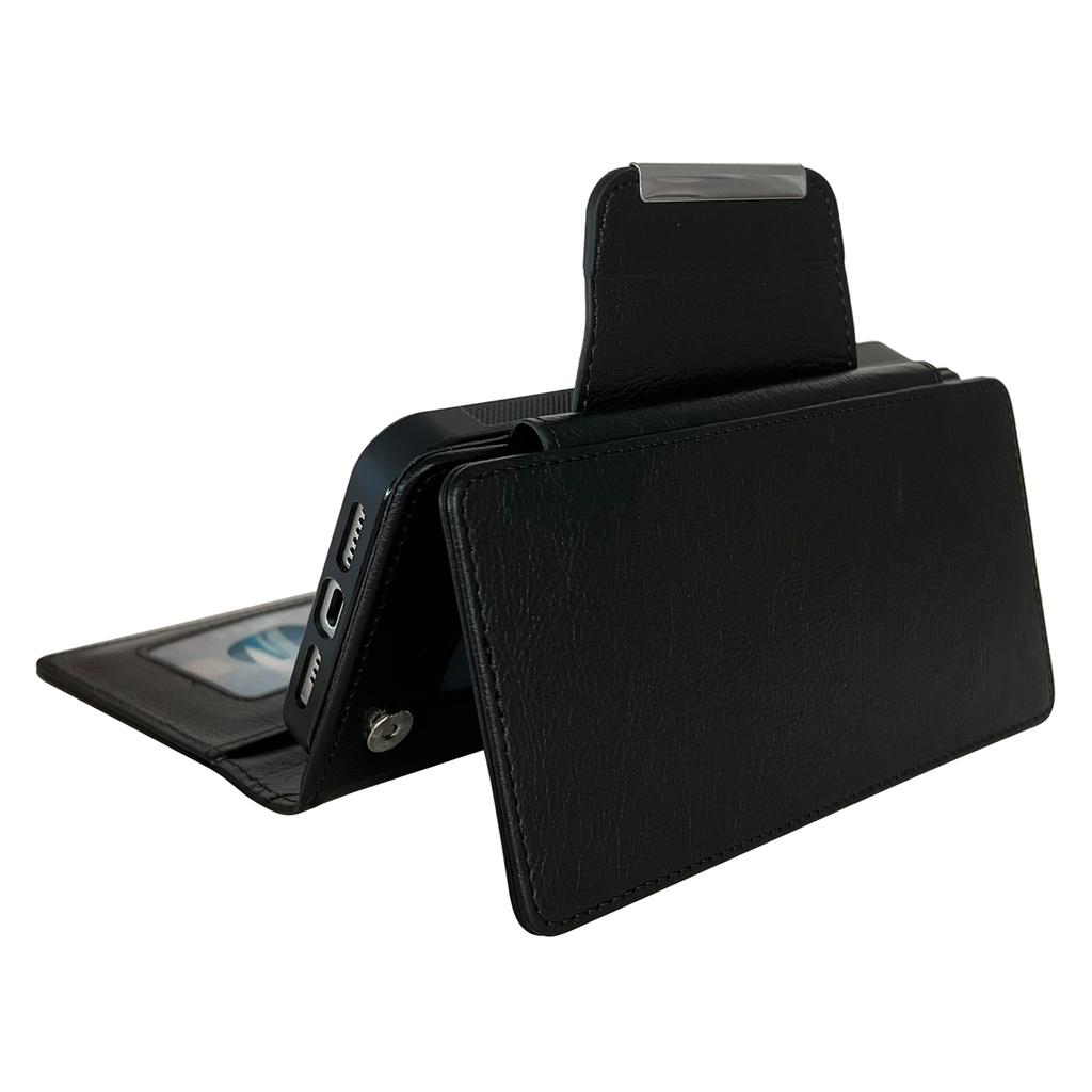 For iPhone 16 Pro Case Detachable 2-in-1 Magnetic Closure PU Leather Wallet Phone Case