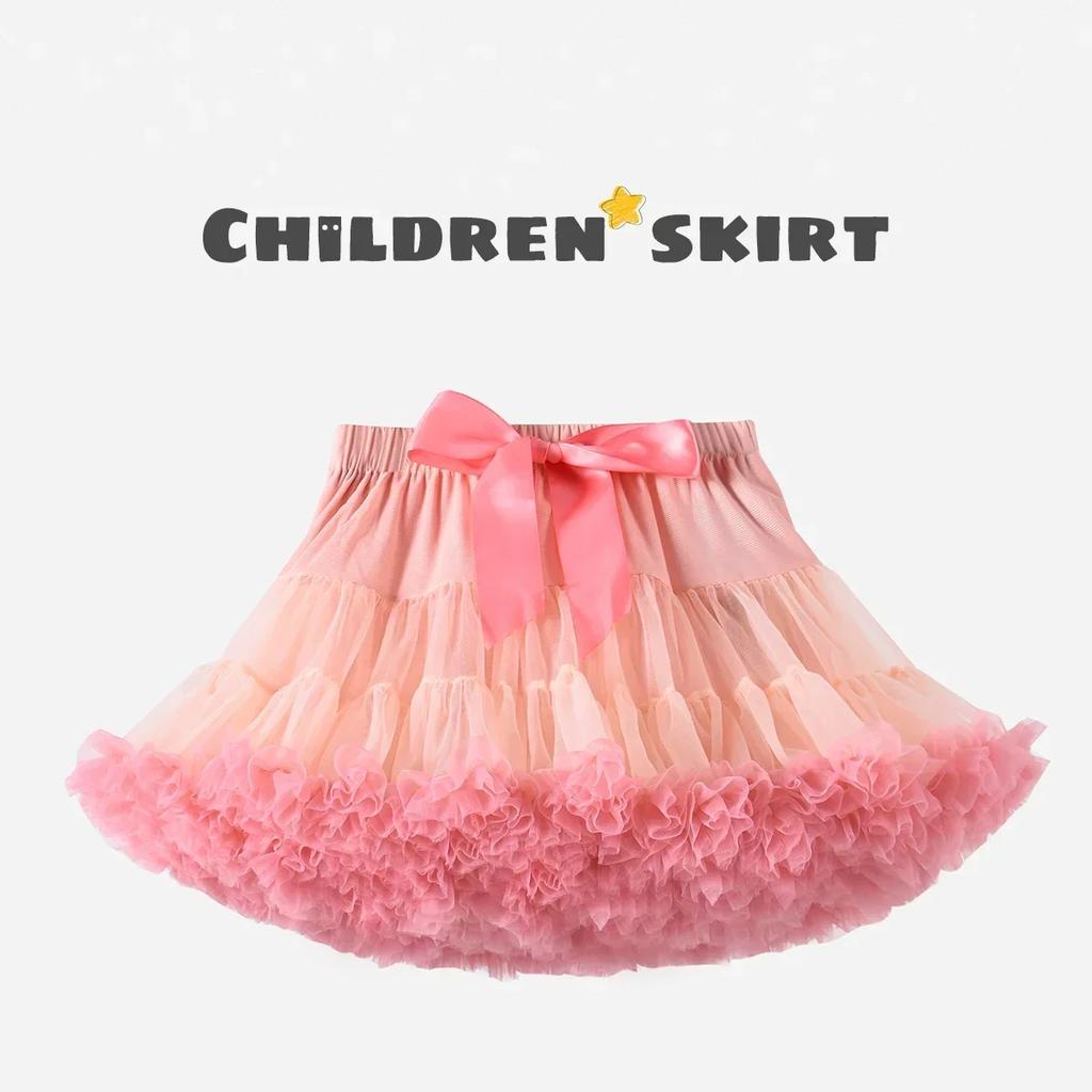 Baby Mädchen Tüllrock Flauschiger Rock Kleinkind Prinzessin Ballett Tanz Tüll Netzrock Kinder Kuchenrock Niedliche Mädchen Kleidung Unterrock Rock