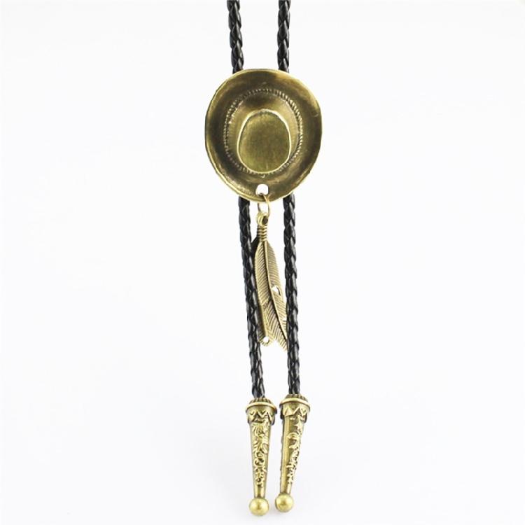 Cool Bolo Tie Necktie Western Cowboy Necktie Necklace Male Costume Accessory