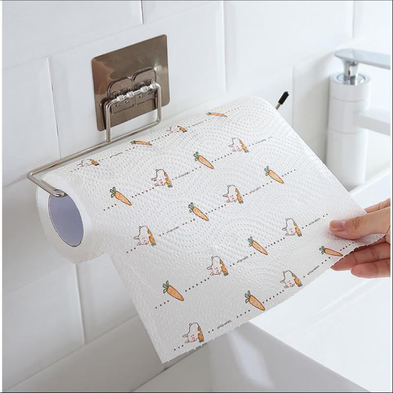 No-Punch Wall-Mounted Kitchen Rag & Towel Holder