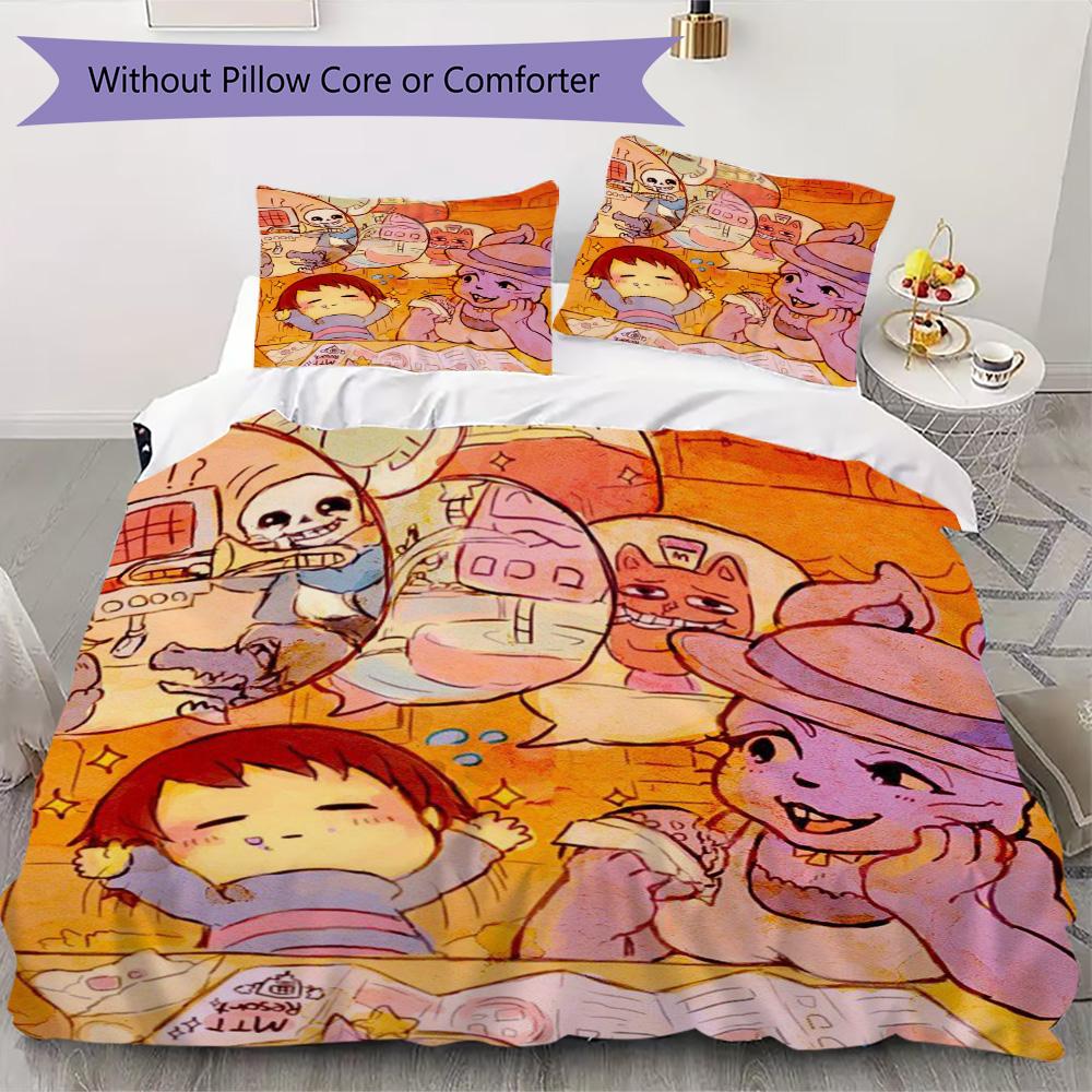 Dungeon Series Pattern Bedding,Quilt Set Quilt Cover Pillowcase Home Birthday Gift (1*duvet cover+2*pillowcase,without core)XSJT0917271