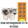 HSB-MFSN88050R-4T-M/HSB-MFSN88080R-6T-M CNC machining tool for heavy cutting MFSN milling cutter and SNMU carbide milling insert