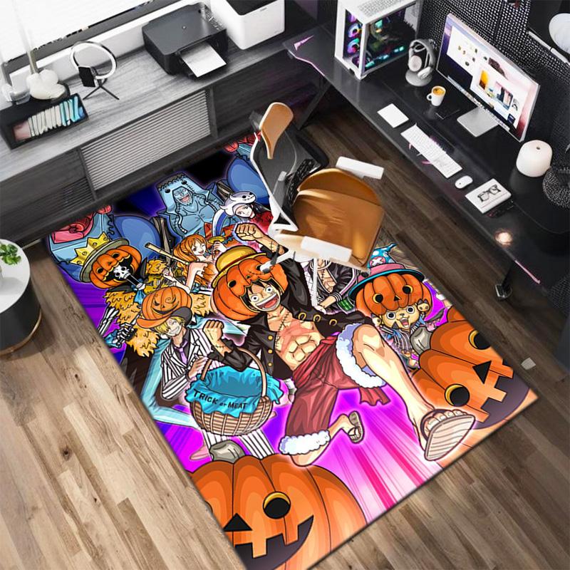 Starring the Japanese Cartoon ONE PIECE Monkey D. Luffy Carpet Is Suitable for Living Room and Bedroom Doormats Office Balcony Decorative Carpet V20