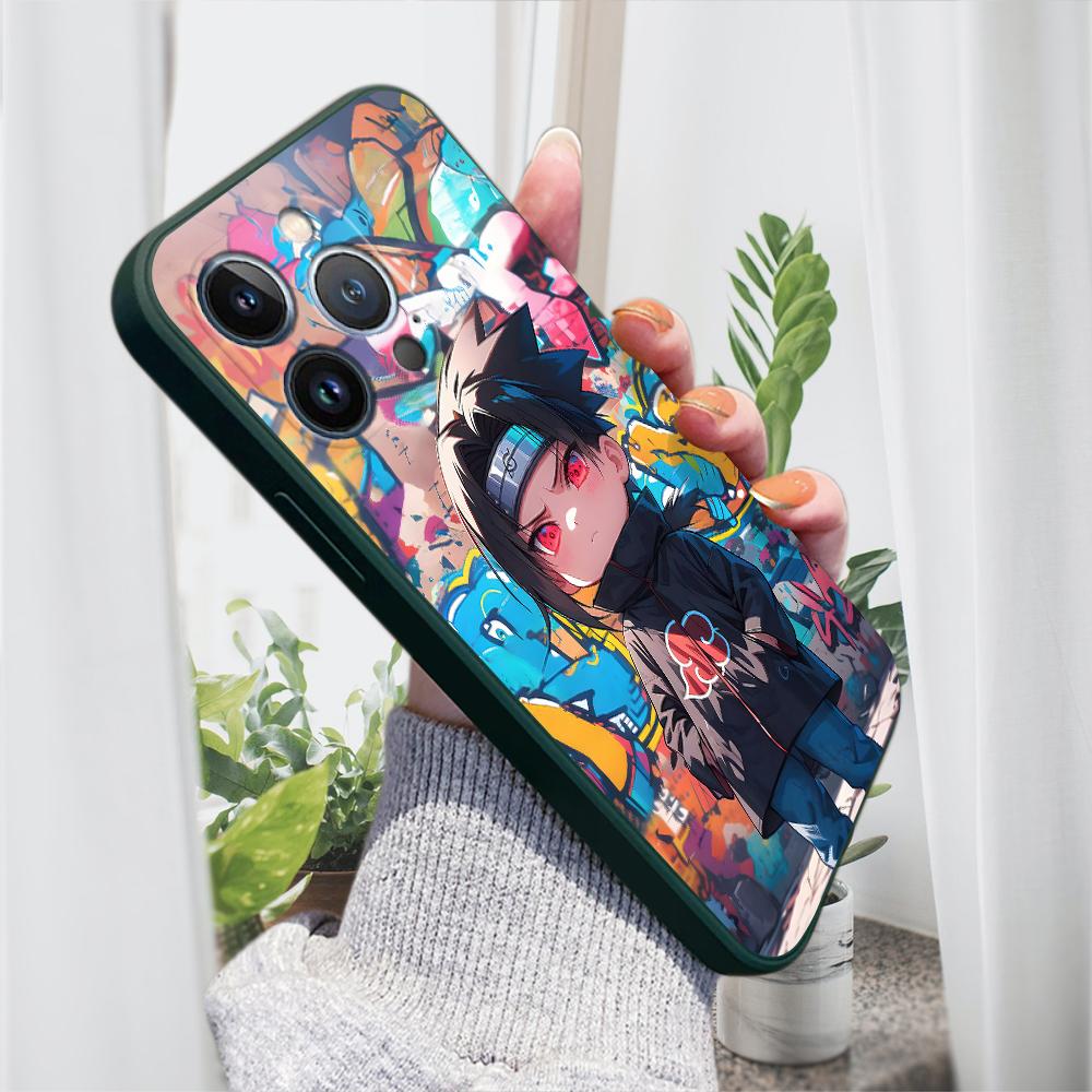 Popular Anime Phone Case for iPhone 15 14 13 12 11 Samsung Galaxy A12 A52 S24 S23 Xiaomi POCO Redmi Soft Square Liquid Silicone Cover