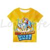 Kids SuperTings T Shirt Harajuku Boys Girls Cartoon Print T-shirts Summer Short Sleeve Children's Clothing Comfortable Tee Tops