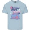 Support Your Local Planet Climate Change Unisexs Light Cotton TShirt