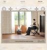 Xiaohongshu Downton Abbey Chenille Jacquard Floral Curtains for Living Room/Bedroom