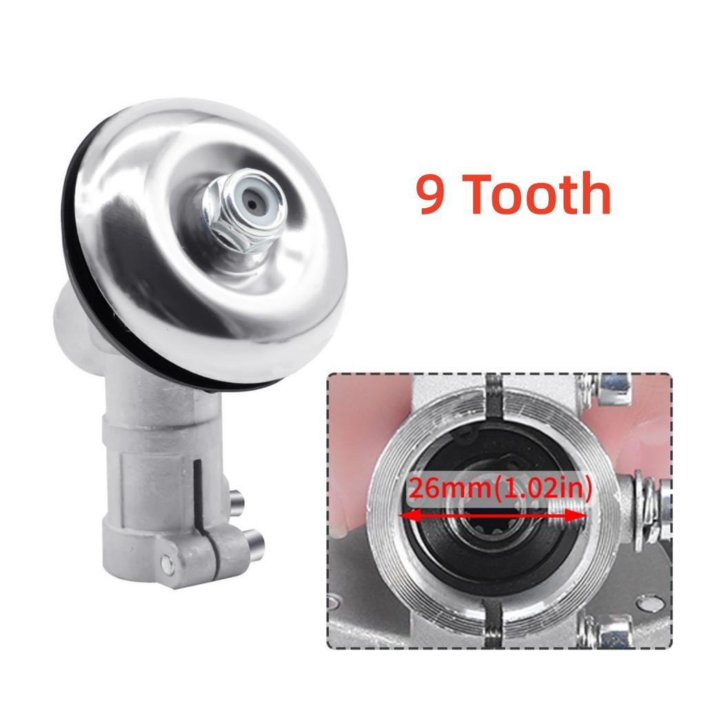 26mm/28mm 7/9 dinți trimmer cutie de viteze cap de transmisie tuns iarba trimmer înlocui cap de viteze piese de tuns iarba instrument de grădinărit
