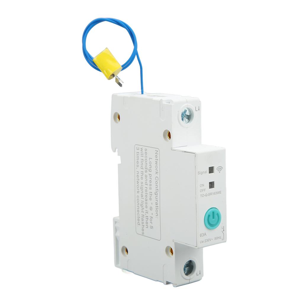 WIFI Circuit Breaker Timing Functions APP Control 63A DIN Rail Smart Switch Remote for Hotels