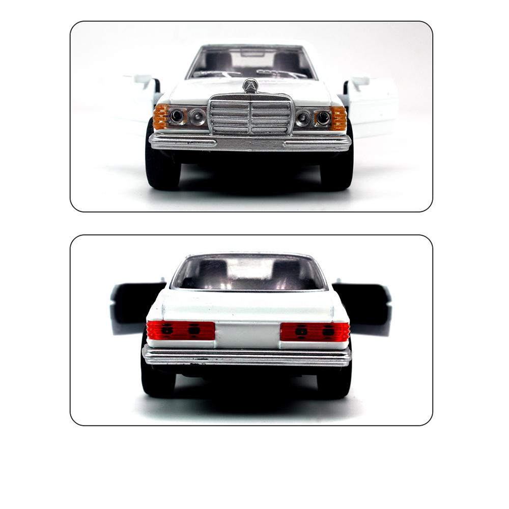 1/36 Scale Die-Cast Benz 1981 Model 280E with Openable Doors & Pull Back Action