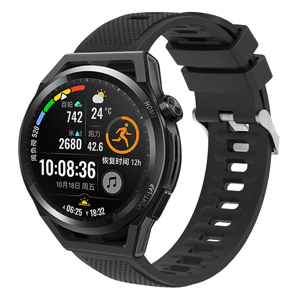 For Samsung Galaxy Watch3 45mm/Galaxy Watch 46mm/Huami Amazfit Pace Silicone Watch Band Textured 22mm Wrist Strap