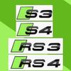 New Car Body Rear Trunk ABS Badge S3 S4 S5 S6 S7 S8 Emblem Sticker Decor Accessories for 61s A4 B8 B6 B9 B7 A3 8P 8V 8L A6 C7s61