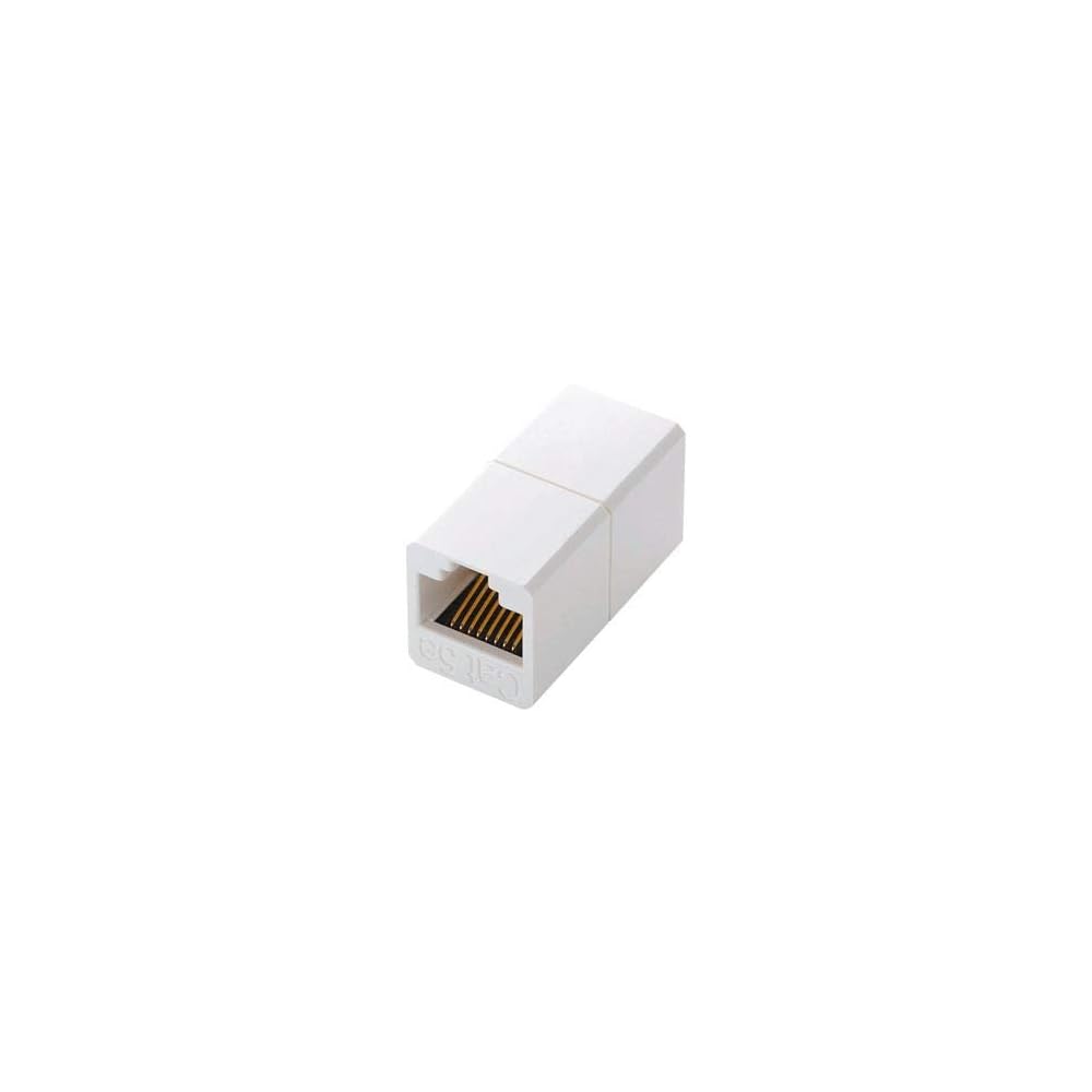 (Резюме) ELECOM Компактный удлинительный разъем RJ45 Категория 6A LD-RJ45JJ6AY2 1 шт. [3 набора]
