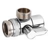 Brass Sink Diverter Valve, Water     Sprayer Faucet Sprayer G1Celsius2 M24 Hose Adapter Connection for Kitchen Bathroom