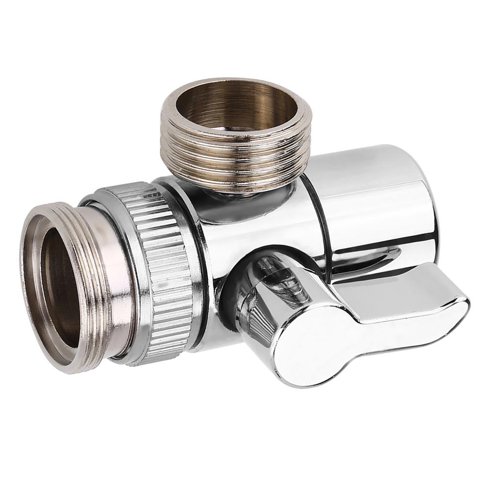 Brass Sink Diverter Valve, Water     Sprayer Faucet Sprayer G1Celsius2 M24 Hose Adapter Connection for Kitchen Bathroom