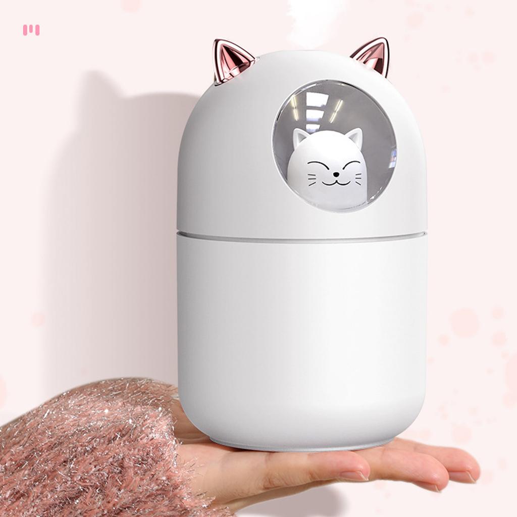 Humidifier Noiseless Portable USB Humidifier With Color LED Light for Offices Bedrooms Car