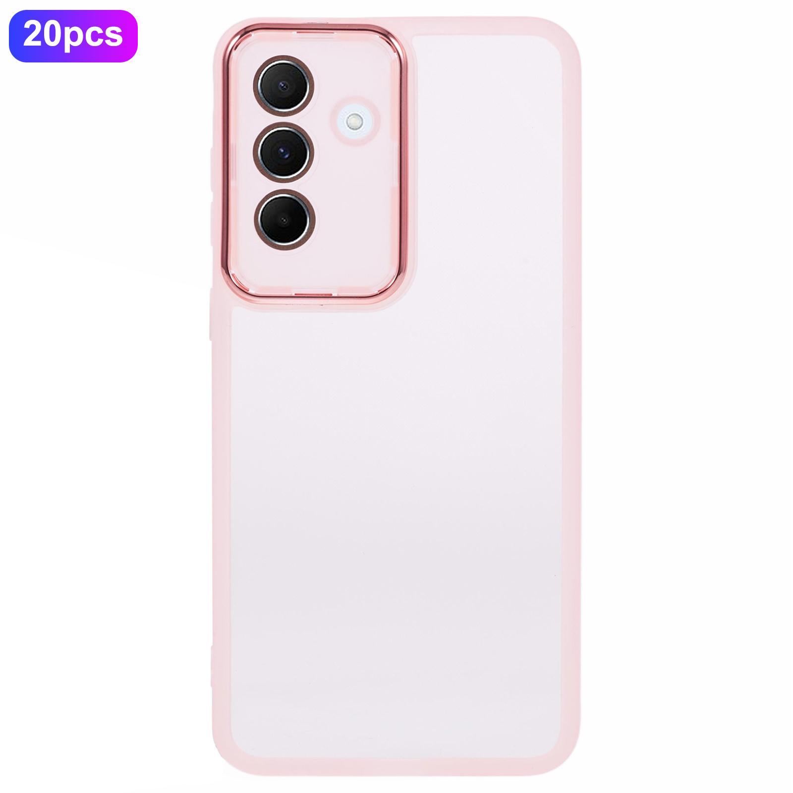 Bulk Purchasing 20Pcs For Samsung Galaxy A26 5G Case Electroplated Camera Frame TPU Phone Cover Precise Cutouts D