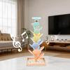 Macaron-Colored Beech Wood Music Tree: Montessori Sensory Roller Ball Toy for Early Learning