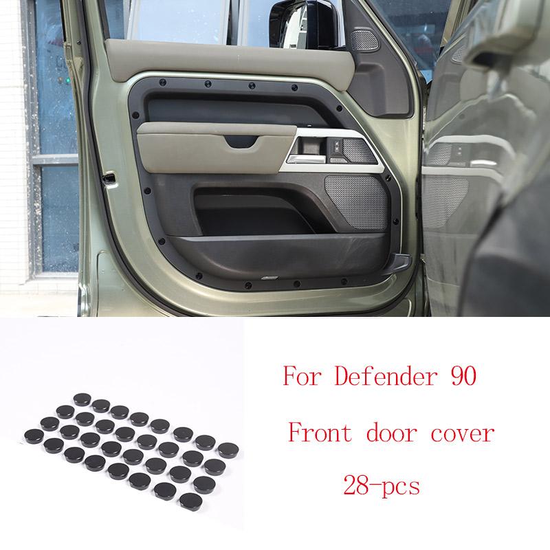 Für Land Rover Defender 110 130 2020-2024 Aluminiumlegierung Auto Türschrauben Schutz Dekorative Abdeckungen Verkleidungen Autozubehör