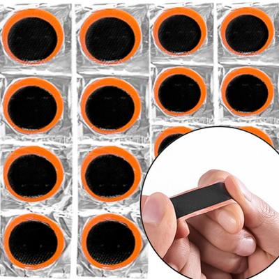 48 Piezas Parches de Reparación de Neumáticos Kit de Tapones de Goma para Neumáticos sin Cámara Pinchazo Bicicleta Motocicleta Coche Emergencia Ciclismo de Carretera Herramientas de Reparación