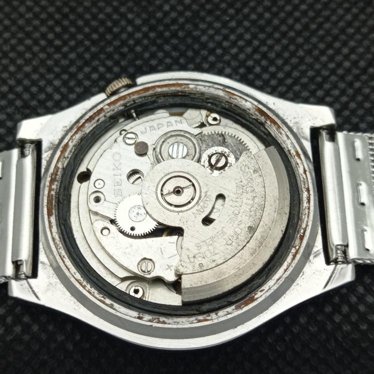 OROLOGIO USATO VINTAGE SEIKO 5 AUTOMATICO 7019A GIAPPONE UOMO QUADRANTE ORIGINALE a413520-2 SKU621b-a413520