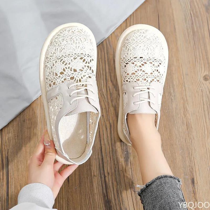 

Мода 2025 Новые летние женские сандалии Дизайнерские сандалии на плоской подошве Обувь с перфорацией Дышащие туфли на платформе Повседневная обувь Zapatos 41 абрикосовый