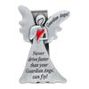Car Visors Clips Metal Angel Safety Charm Decoration Inspirational Travel Protection Angel Clip Car Accessory