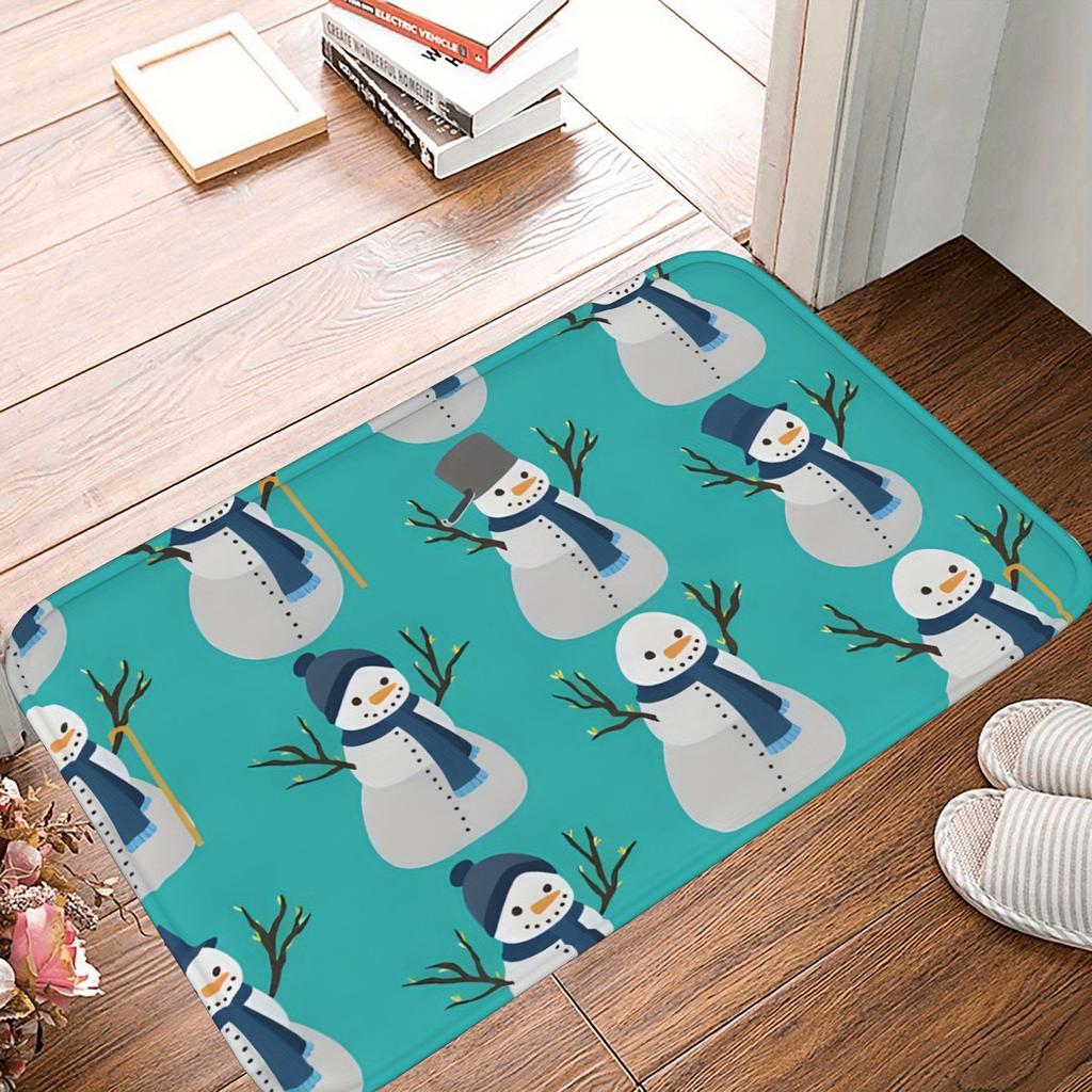 1PC Halloween Pattern Kitchen Rug Non-Slip Door Mat Pop Design Bathroom Rug Bath Mat Carpet for Home Sink Laundry Decor