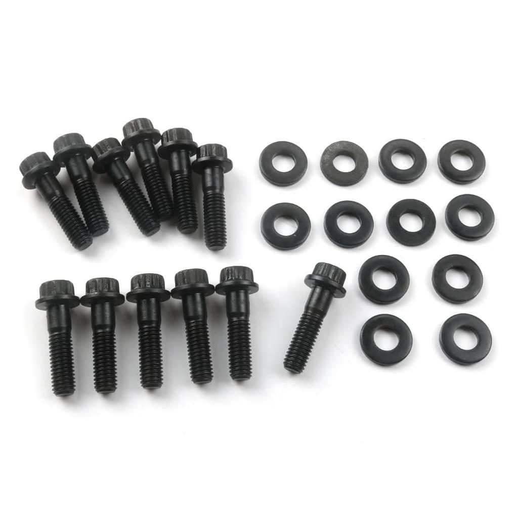 Chromoly Header Bolt Kits for Chevrolet Gen III/LS Series with 4.8, 5.3,5.7 6.0, 6.2,7.0 litres, 3/8" Wide Replace # 134-1202 12PCS