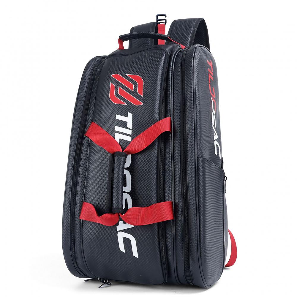 Pickleball Badminton Tennis Backpack With Independent Shoe Compartment Large Capacity