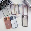 Gjennomsiktig Galvanisert Telefondeksel For iPhone 17 Air 16 15 Plus 14 Pro Max 13 12 Mini Mykt TPU-deksel med Beskyttelsesfilm for Linse