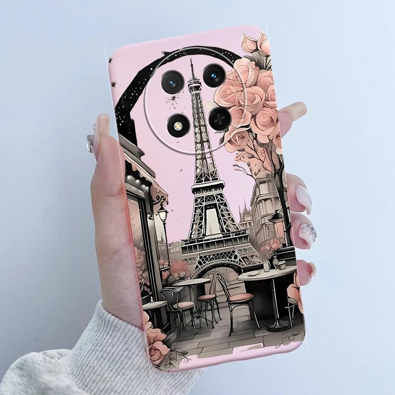 For Honor X9C Case 6.78 inch Bumper Shells Flower Girl Design Soft Silicone Protective Cover for Honor Magic7 Lite Coque fundas