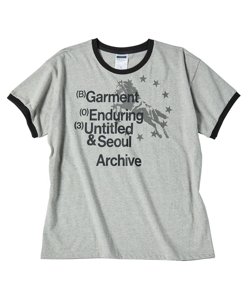 Eontaiteulseoul Archive Unicorn Ringer Crop Short Sleeve Gray