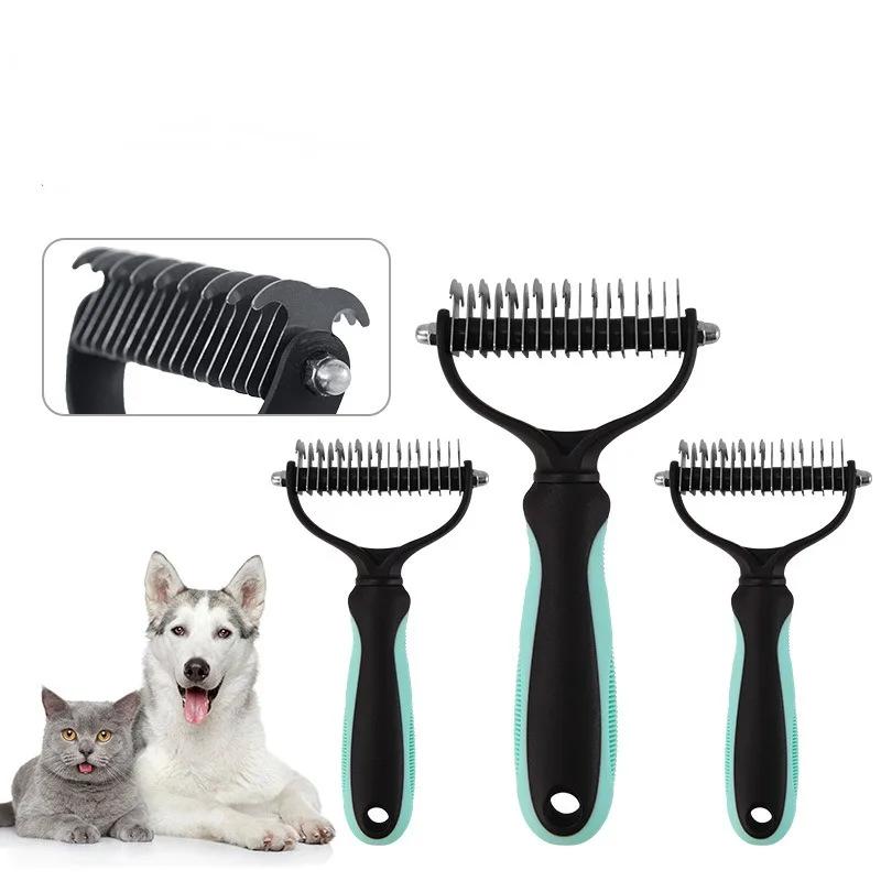 Combs Dog Hair Remover Cat Brush Grooming Tools Pet Detachable Clipper Attachment Pet Trimmer Combs Supply Furmins for Cat Dog