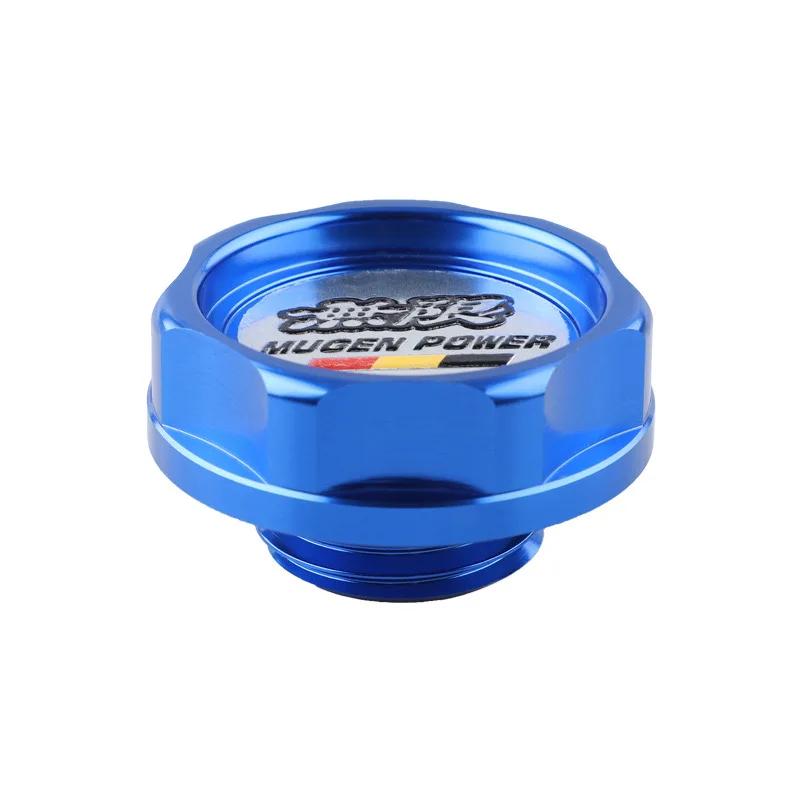 Fit for Honda Civic City Accord CR-V XR-V Vezel Mugen Style Car Engine Oil Cap Aluminum Radiator Fuel Filler Tank Cover