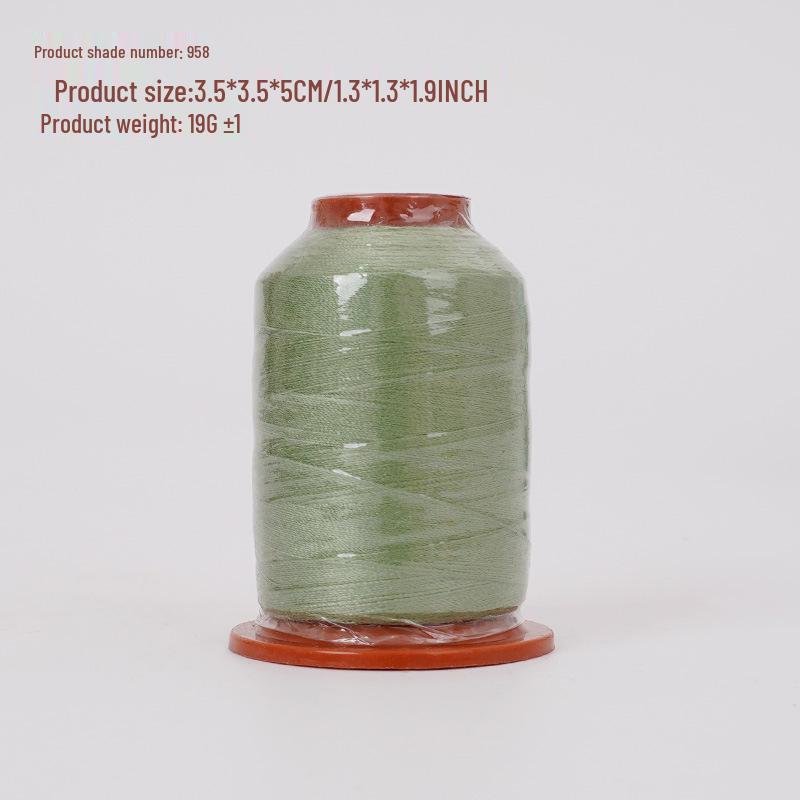 Polyester Sewing Thread: 100 Colors, 500 Yards, Fine Two-Strand, High-Speed, for Hand Sewing