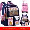 Large Capacity Trolley Schoolbags for Grades 2, 3 & 6 – Lightweight Backpacks for Kids