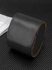 Audiophile watch case, single watch case, portable, PU leather, high-quality, stylish, suitable for travel, business trips, gifts, etc., black, 11 x