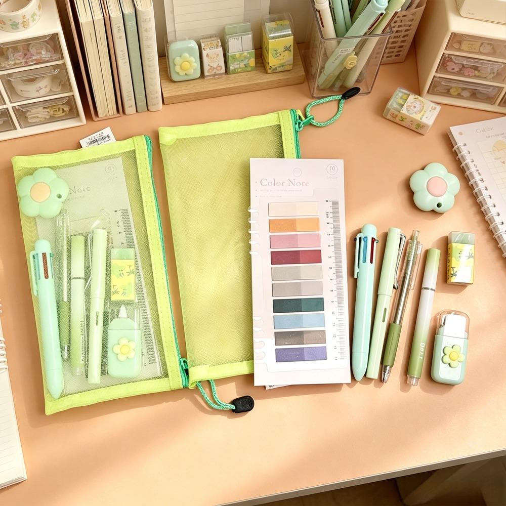 9 Stück/Set 9-in-1 Schreibwaren-Set Kunststoff-Gelkugelschreiber Langlebig Mehrfarbiger Stift Zurück zur Schule Geschenke