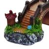 Three-eye Bridge Mini Aquarium Decoration Figurine Simulation Bridge for Fish Tank Home Decor