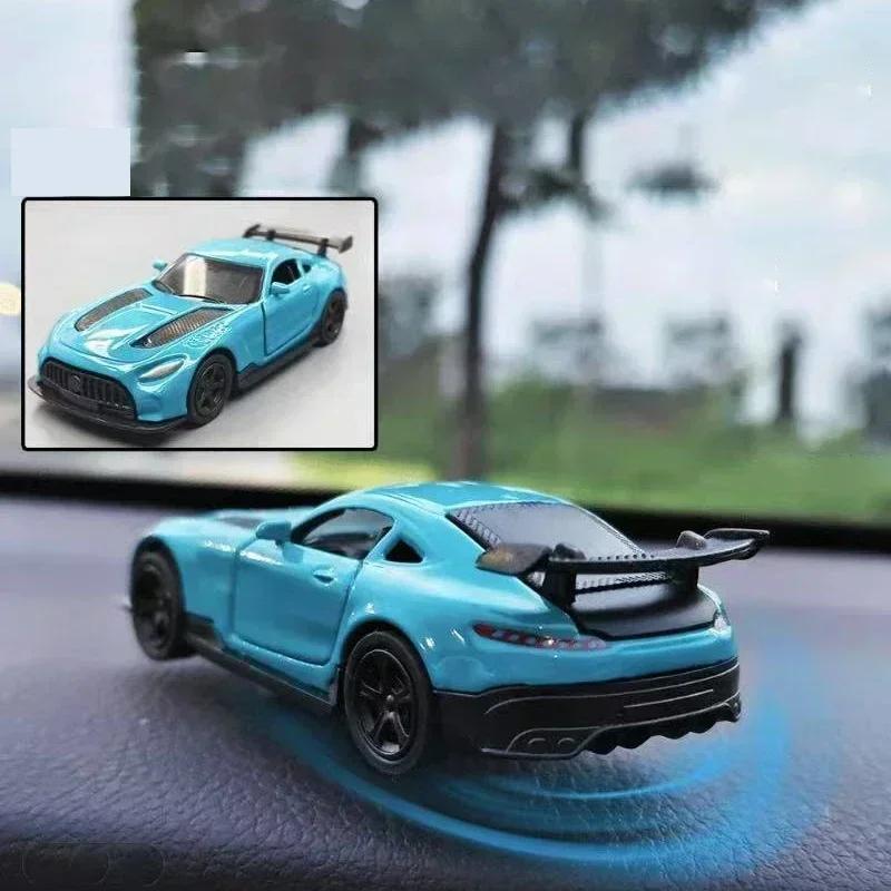 Sports Car Drift Rotating Car Decor Auto Dashboard Turning Racing Model Decoration Cars Individuality Center Console Decoration